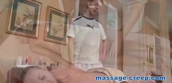  Creampie at massage saloon